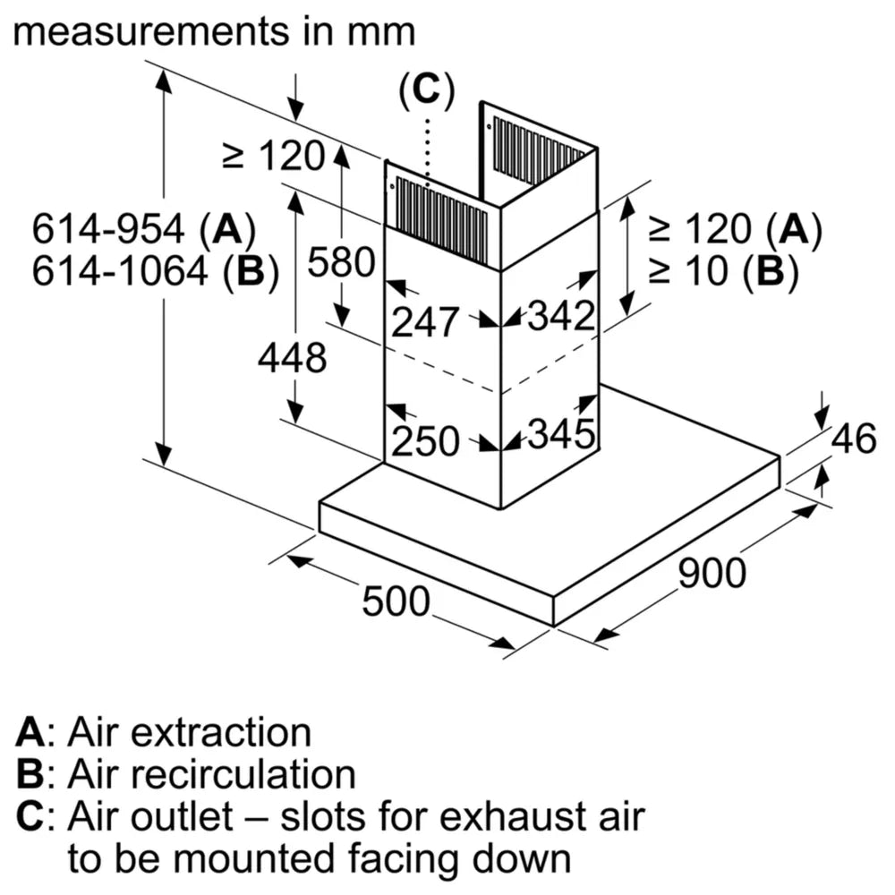 Cooker Hood | DWB91PR50B